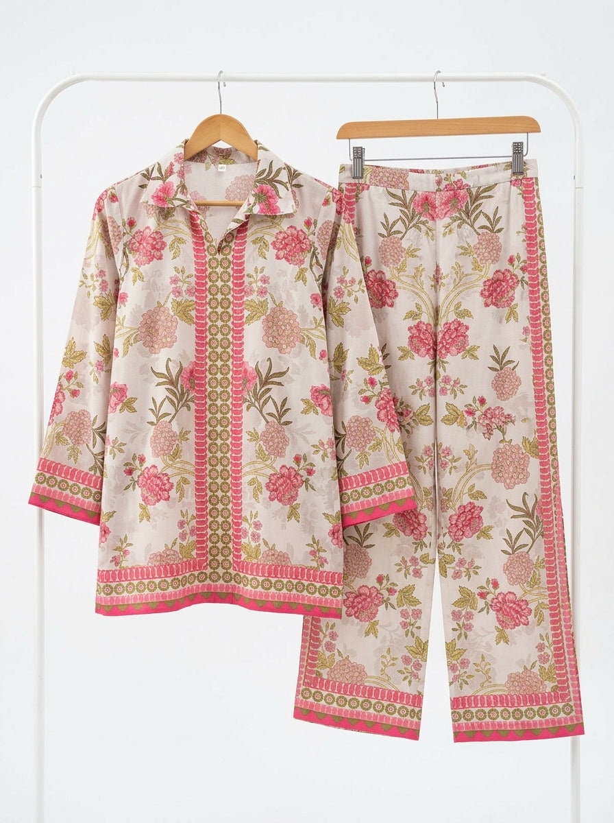 2-Piece Printed Suit