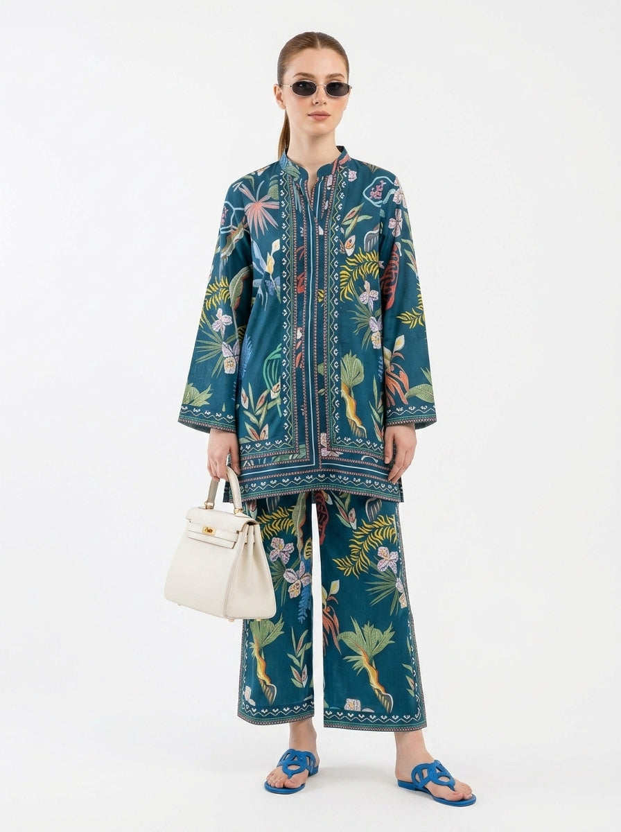 2-Piece Printed Suit