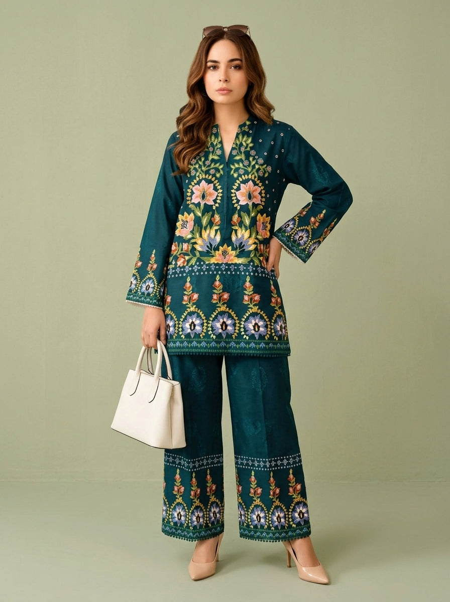 2-Piece Printed Suit