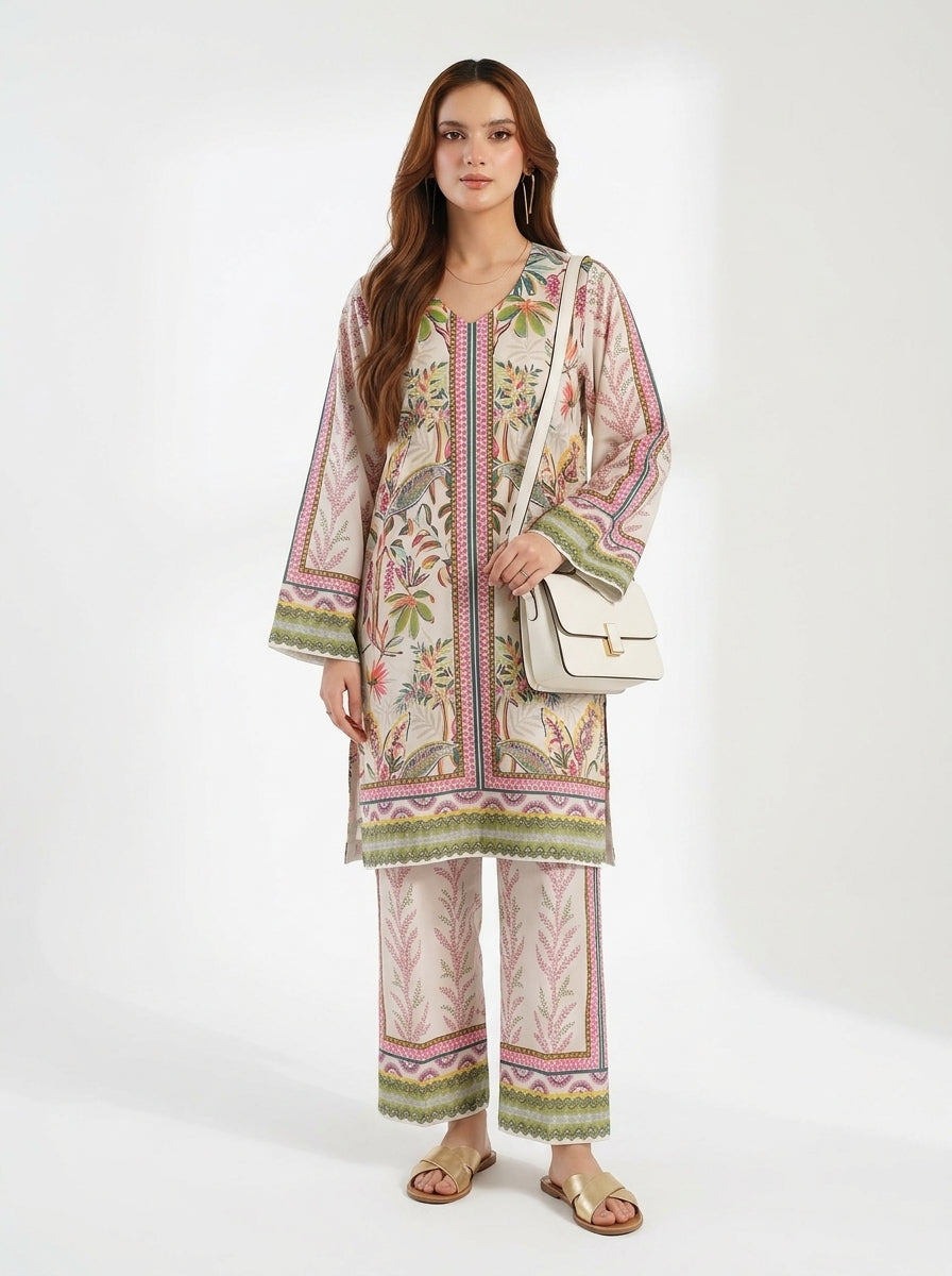 2-Piece Printed Suit