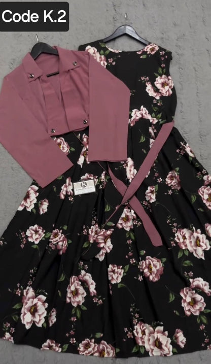 🌸 Floral Maxi Dress Set